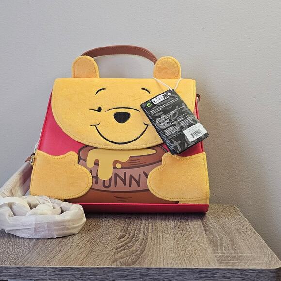 Loungefly Handbags - Loungefly Disney Winnie the Pooh Cosplay Crossbody Satchel Handbag NWT